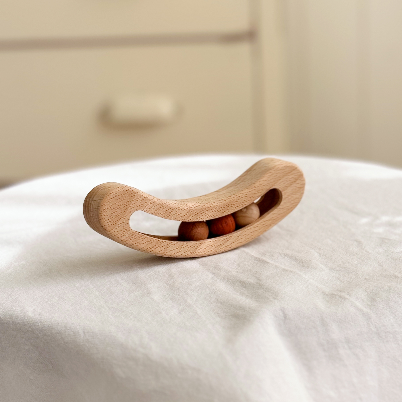 아카시아봉봉 원목교구 우드사운드놀이 완두콩 청각자극 나무장난감