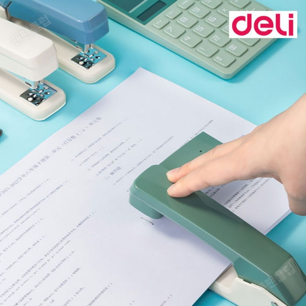 델리 회전 중철 스테이플러 소책자 제본용 스테이플러 종이 호츠케츠 제품 이미지