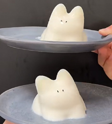 화이트펭귄 실리콘푸딩틀 SET (토끼 고양이 오리 푸딩틀) 푸냥이 이미지 7