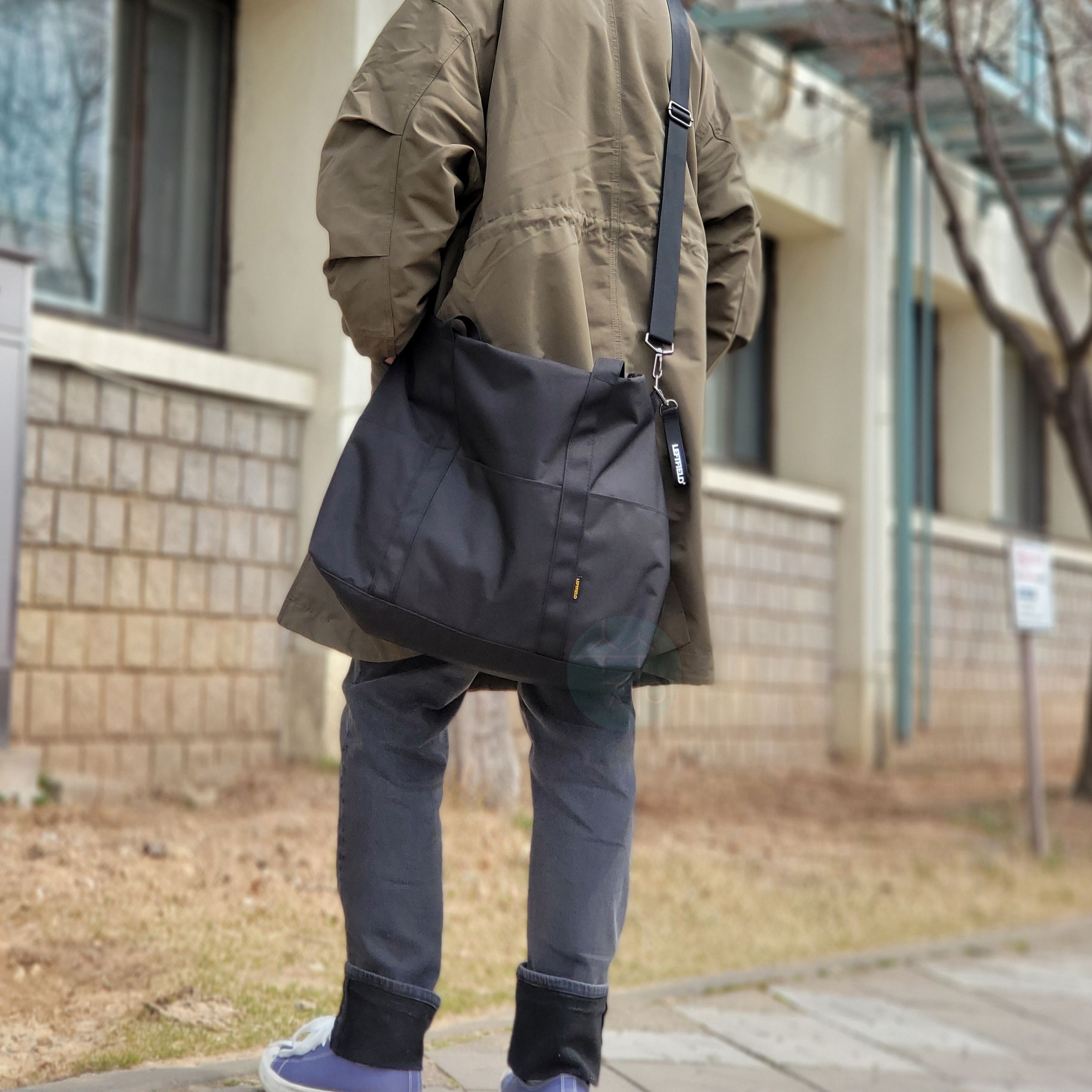 마이메신저백 옆으로매는가방 남자 대학생 직장인 여행 크로스백 보부상가방 - 상세 이미지 4