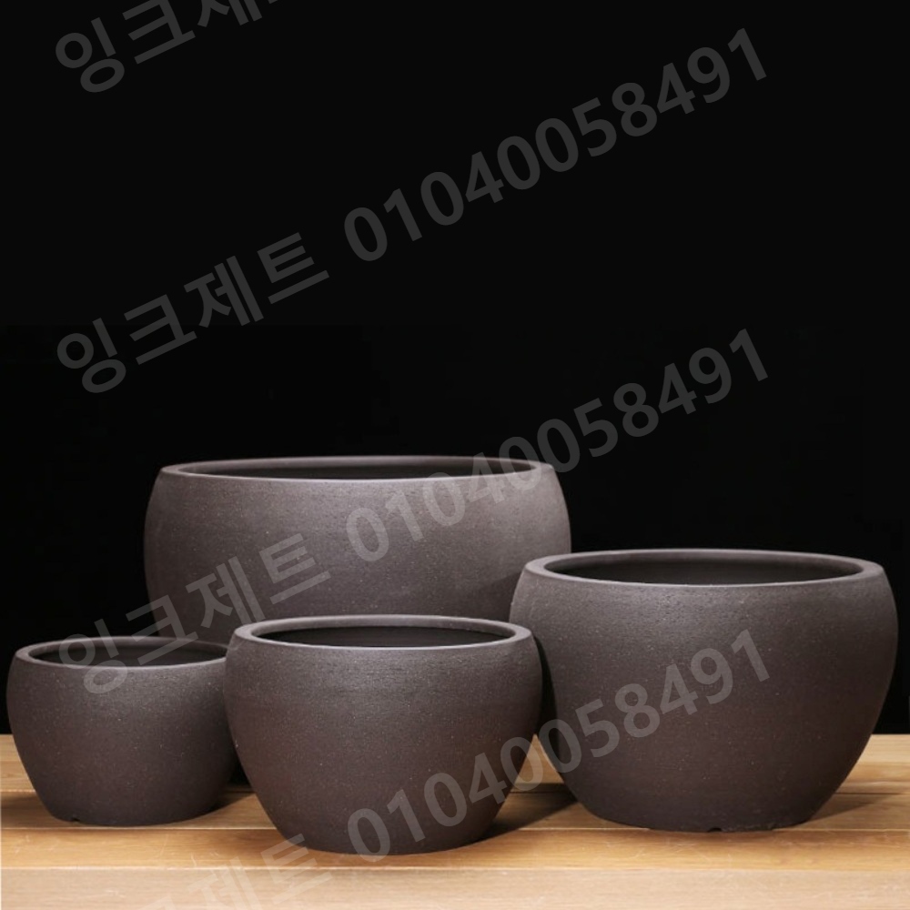 원형토분 세라믹 식물 다육이 수제 도자기 도기 - 상세 이미지 5