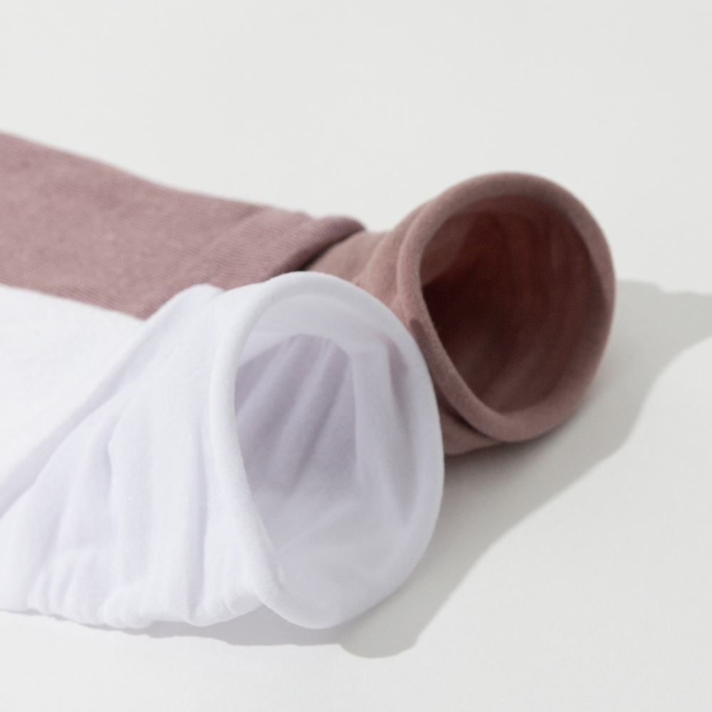 면 무압박 양말 무지 골지 긴목 장목 스타킹양말 시스루 레이스 흰 임산부