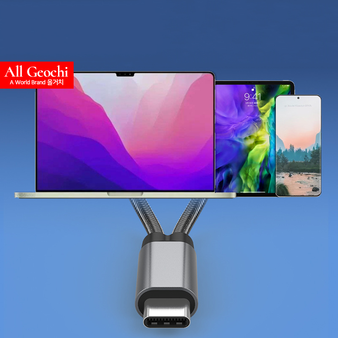 USB 2.0 OTG 연결 C타입 PD 60W 급속 충전 듀얼 젠더 아이패드 스팀덱 허브 - 상세 이미지 5
