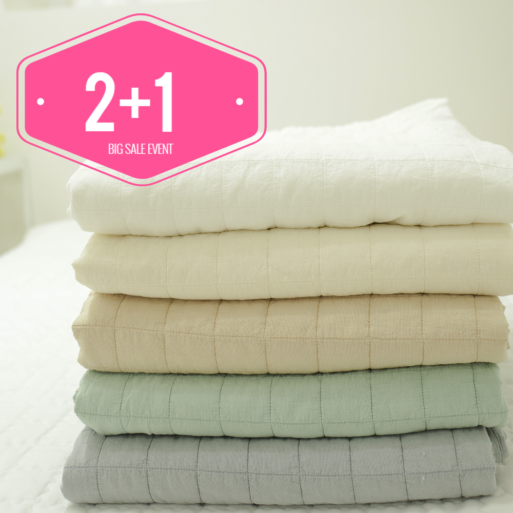 2+1 순면 침대 누빔 피그먼트 패드