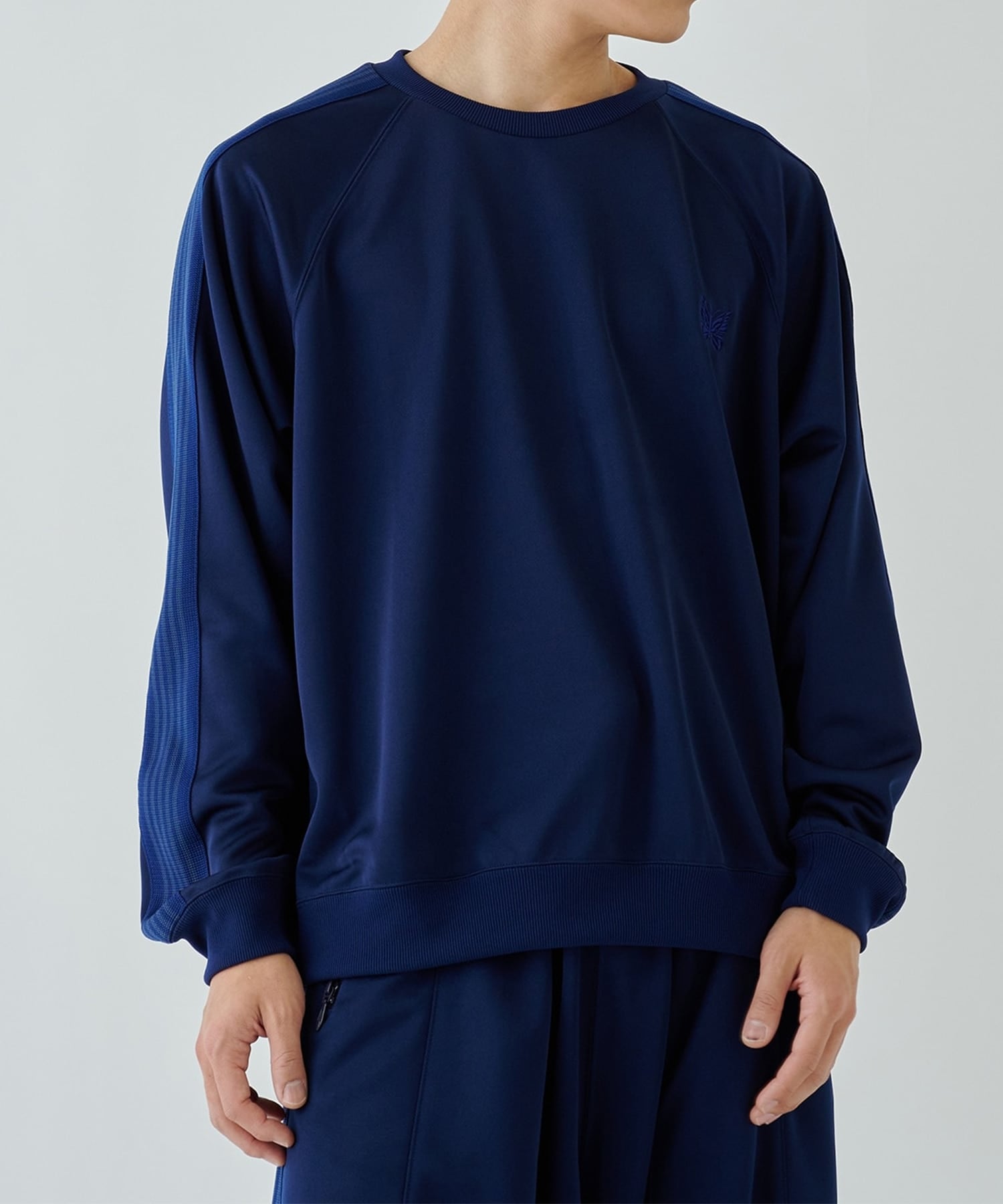 NEEDLES 니들스 × STUDIOUS 별주 트랙 L/S 크루넥 티셔츠 24SS - 상세 이미지 3