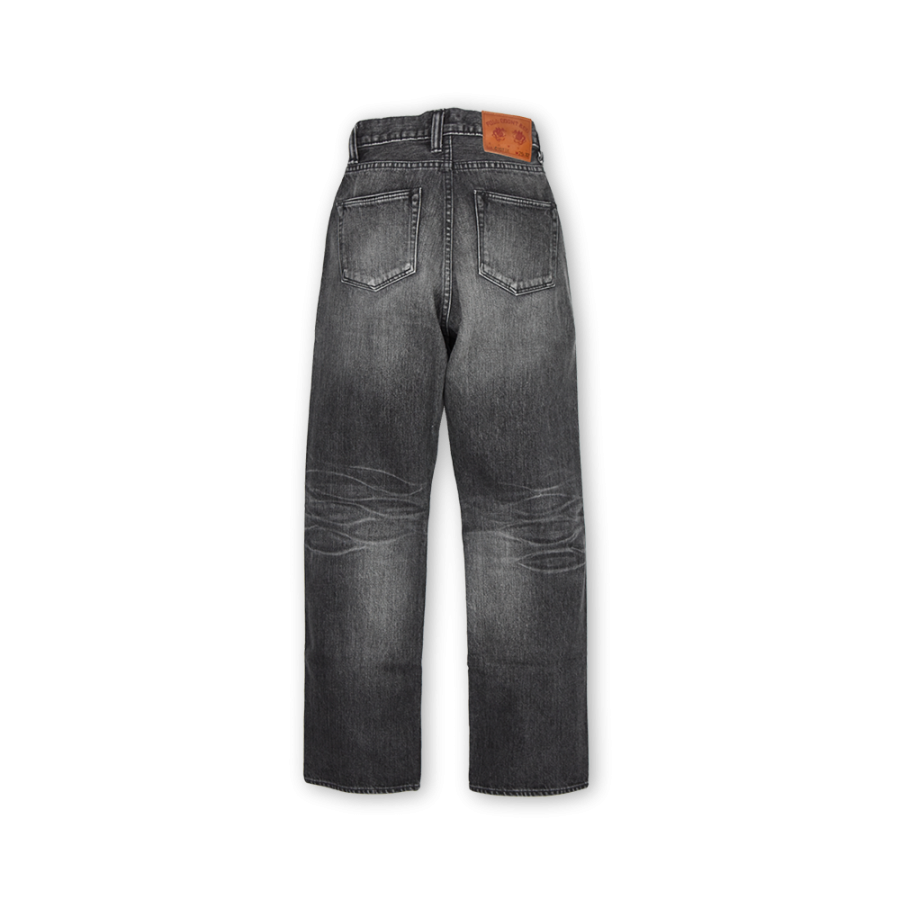 풀카운트 우먼즈 청바지 Vintage Finish 먼로 블랙 데님 0107BKHW - 상세 이미지 2