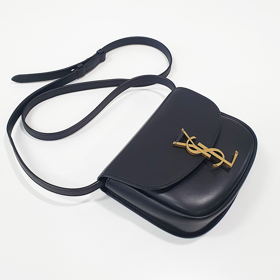 생로랑 YSL 금장 로고 스무스 레더 카이아 스몰 크로스 숄더백 사첼백 619740 BWR0W 1000 - 상세 이미지 2