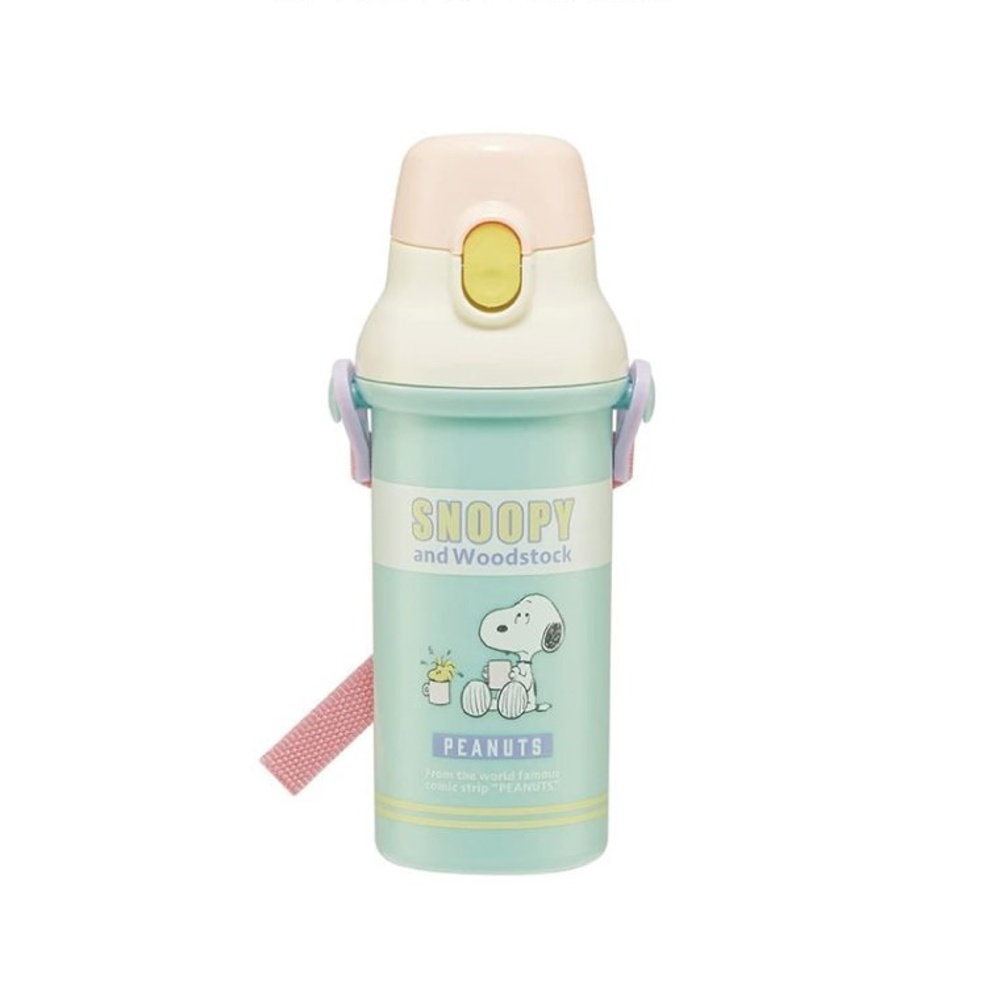 스누피 팝컬러 원터치 어린이 물통 480ml 유치원 어린이집 초등학생 물병 - 상세 이미지 2