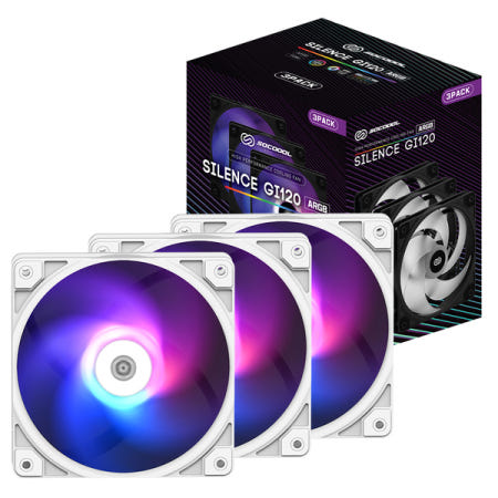 3RSYS Silence GI 120 ARGB WHITE (3PACK) 시스템쿨러