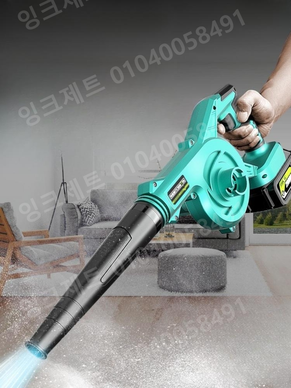 캠핑 송풍기 고성능 눈 제설 블로워 풍로 흡입 무선 - 상품 이미지