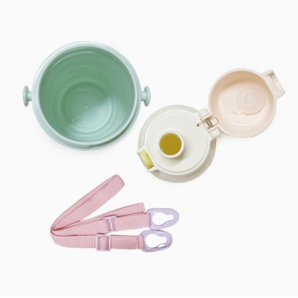 스누피 팝컬러 원터치 어린이 물통 480ml 유치원 어린이집 초등학생 물병 - 상세 이미지 4