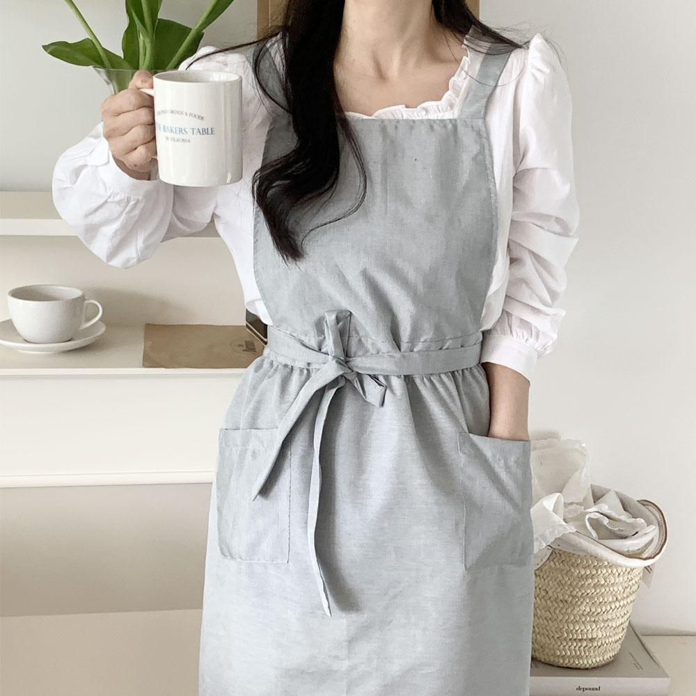 아미앙스 전자파 차단 앞치마 구리 섬유 원단 에이프런 임산부 선물 - 상세 이미지 4