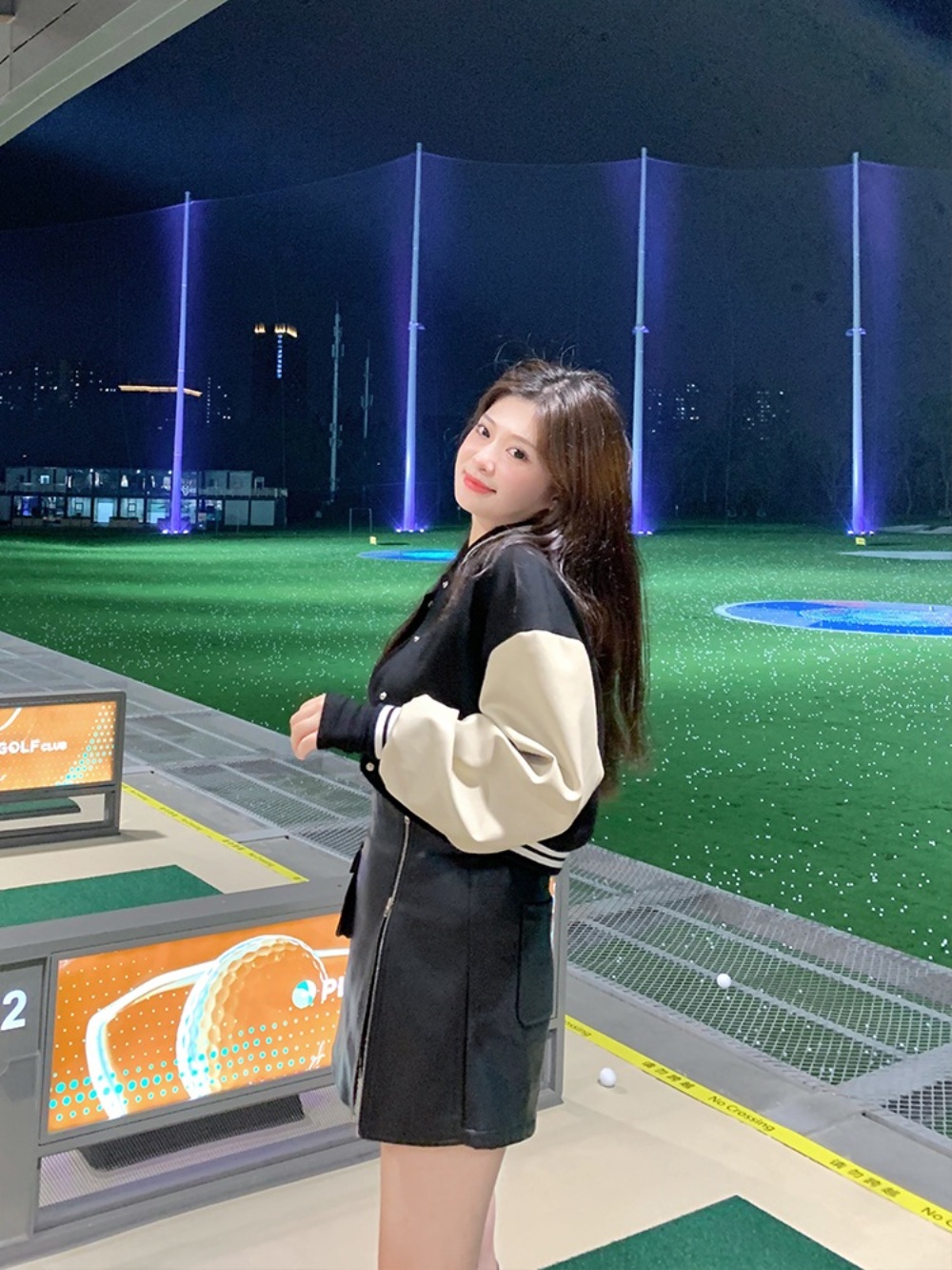 예능 놀던언니 5회 이지혜 가죽 자켓 레더 오버핏 바시티 - 상세 이미지 3