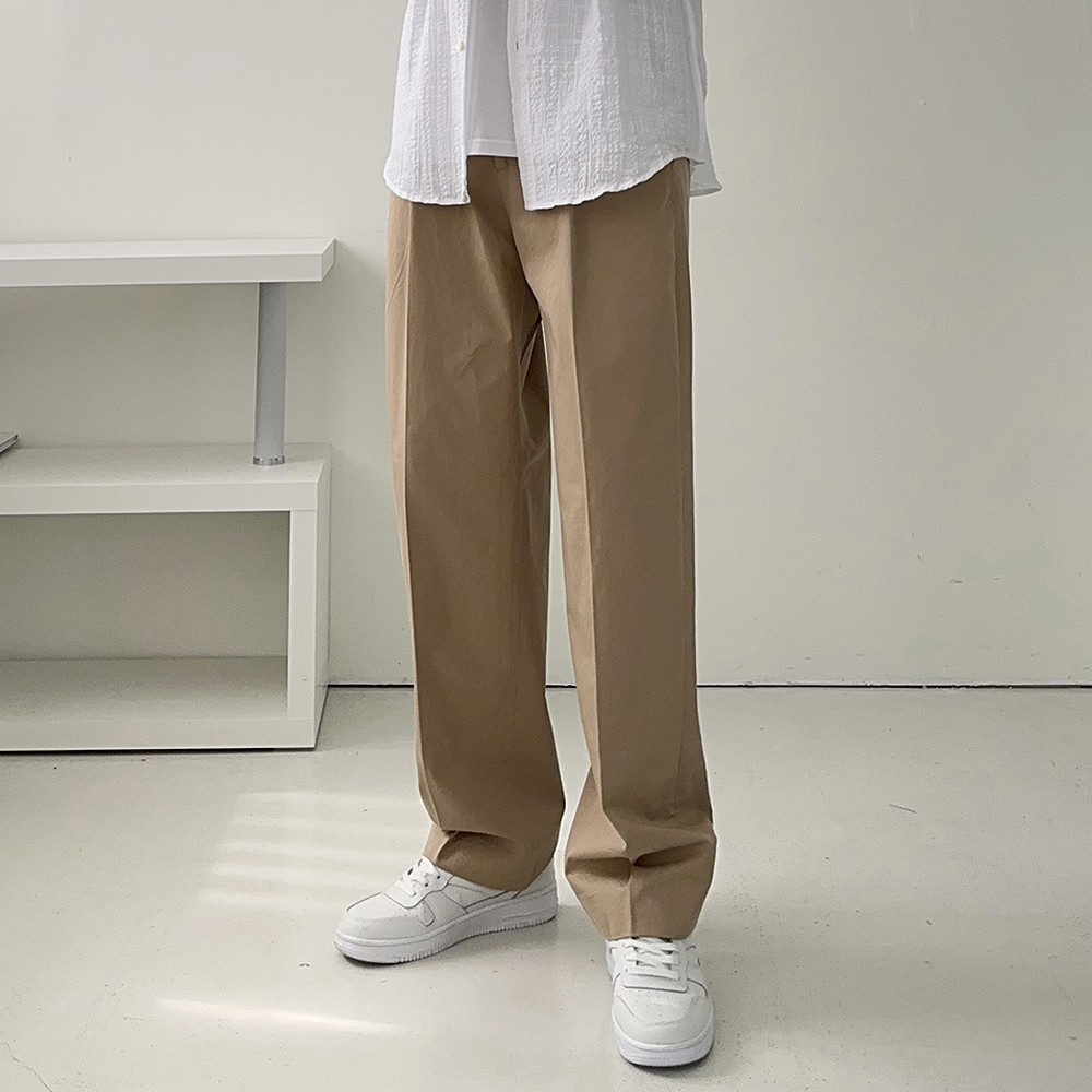 남자와이드팬츠 30수 통큰 밴딩팬츠 남자면바지