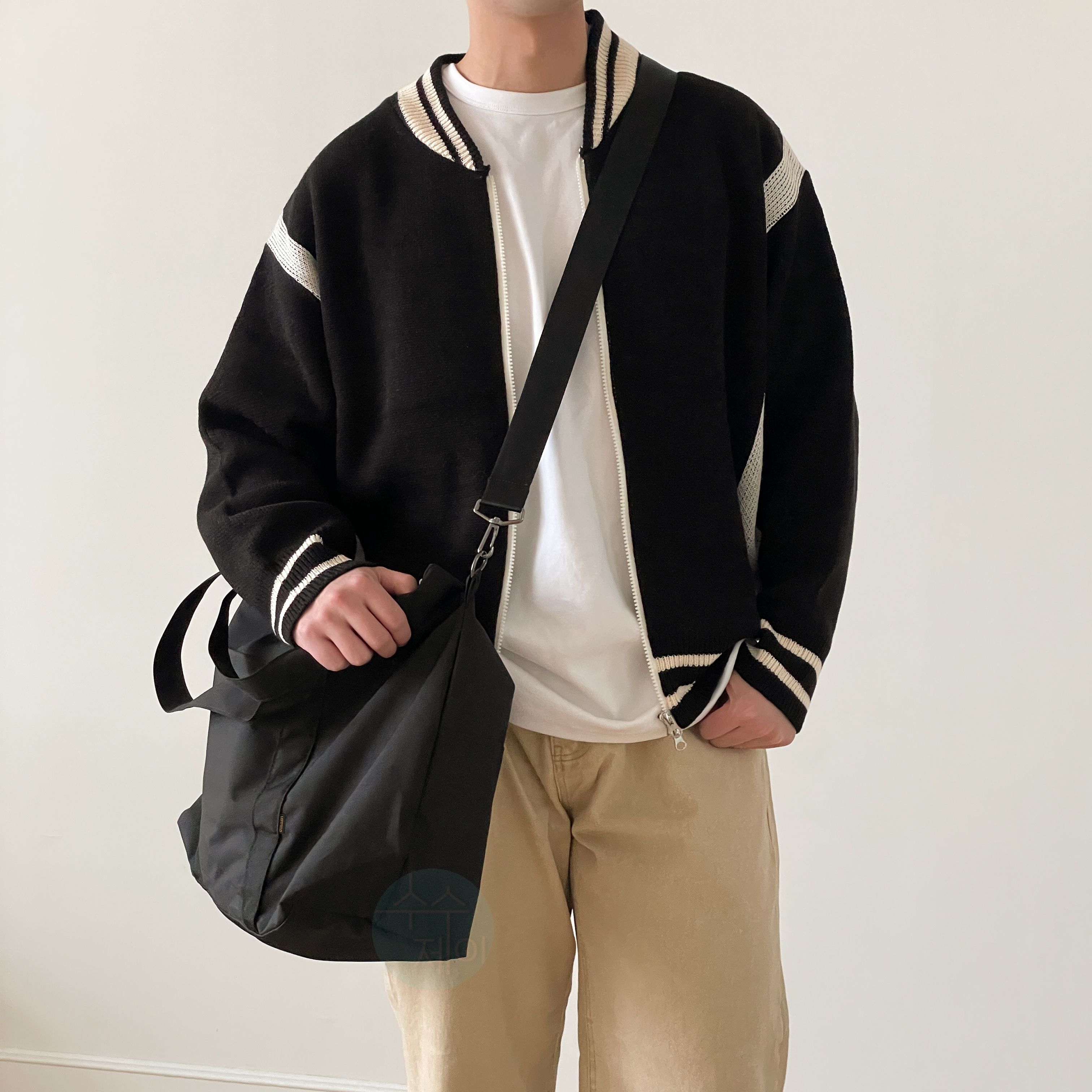 마이메신저백 옆으로매는가방 남자 대학생 직장인 여행 크로스백 보부상가방