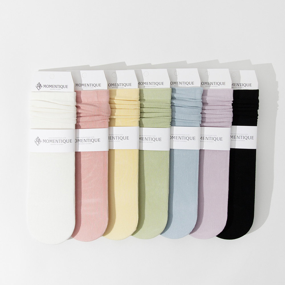 면 무압박 양말 무지 골지 긴목 장목 스타킹양말 시스루 레이스 흰 임산부