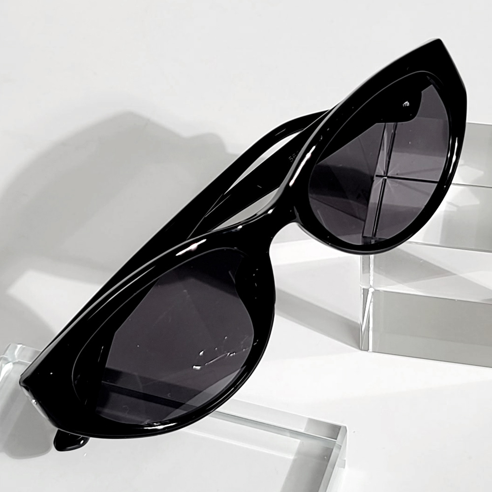 캣츠아이 가벼운 자외선차단 선글라스 블랙 카키 베이지핑크 패션