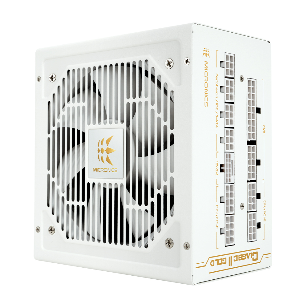 마이크로닉스 Classic II 850W GOLD 풀모듈러 ATX 3.1 화이트 PC 파워 - 상세 이미지 3