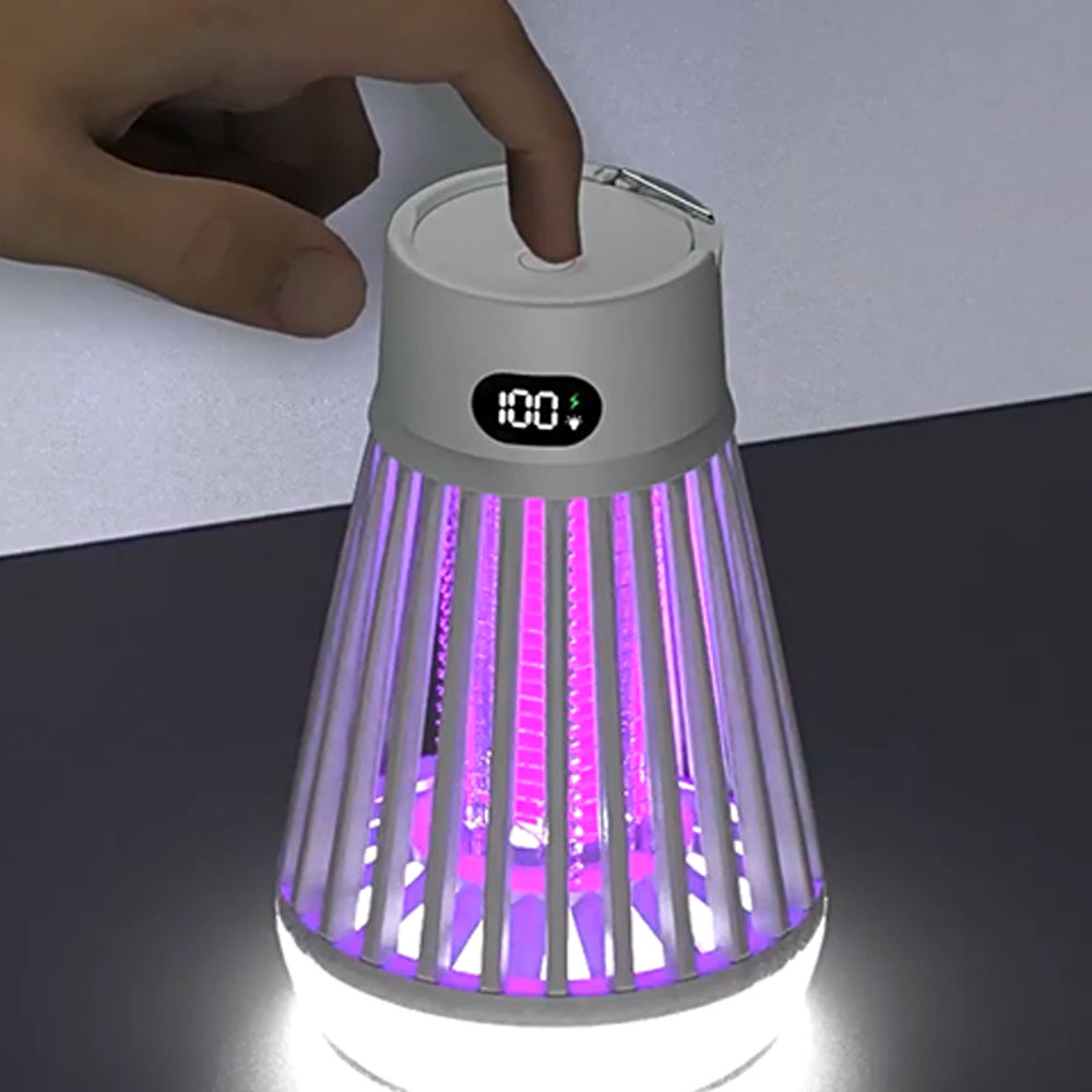 전기 모기퇴치기 휴대용 무선 가정용 포충기 포충등 캠핑 모기트랩