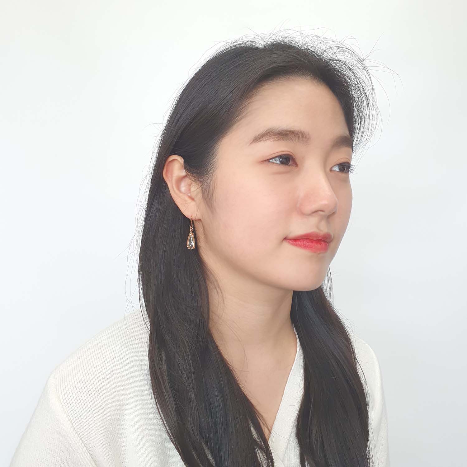 야랑쥬얼리 Crystal 드롭 훅 귀걸이 이미지 7