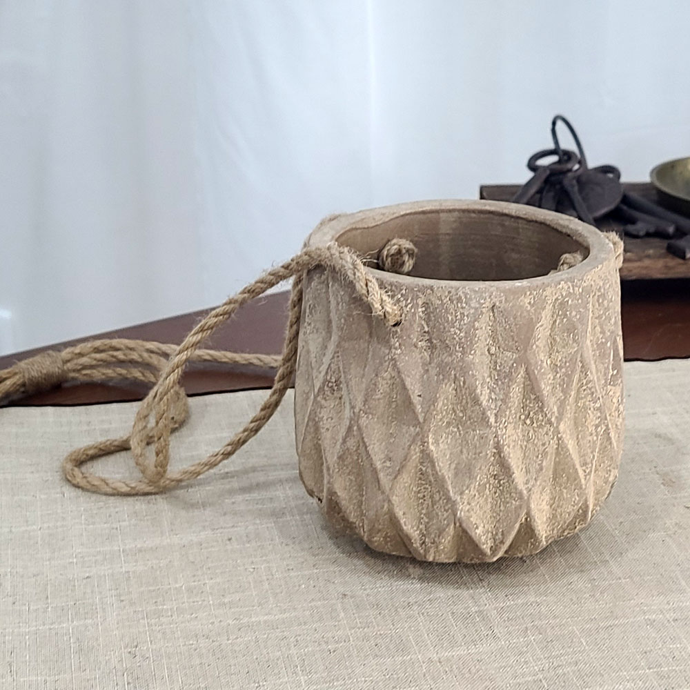 테라원 빈티지 아쿠아 토분 HN30408 10x14cm 행잉 - 상세 이미지 5