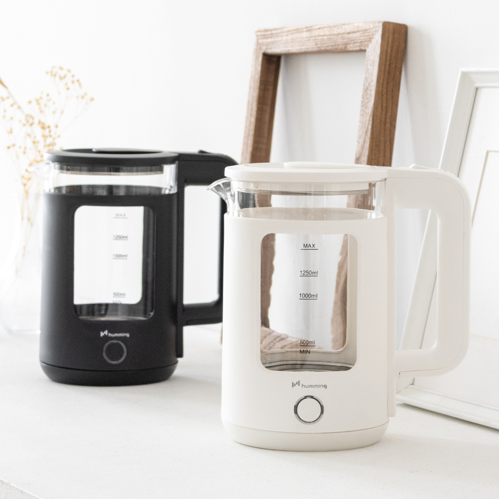 허밍 대용량 전기 유리포트 티포트 무선포트 HMK-GP2206W 