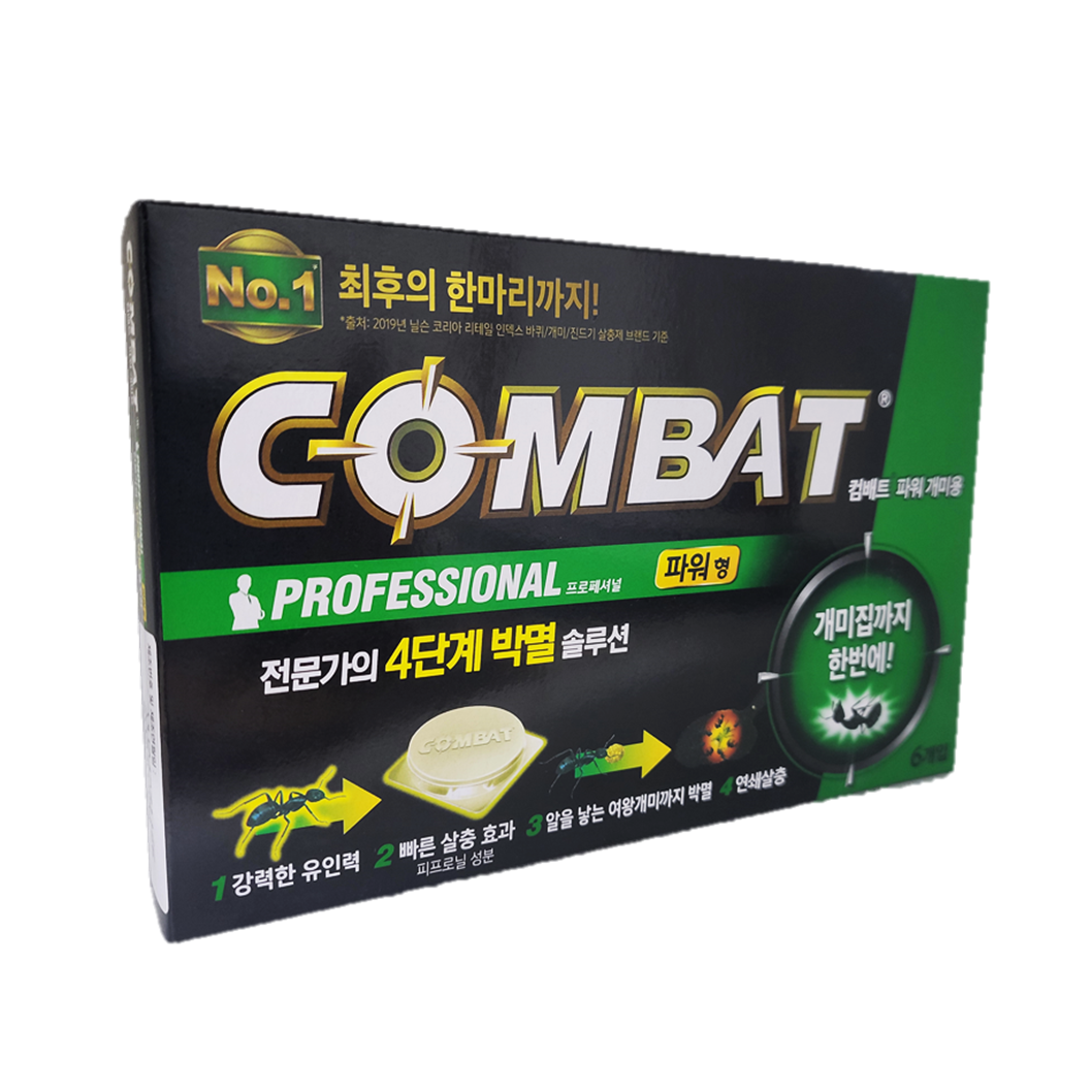 컴배트 개미약 파워 베이트 트랩 킬라 개미용 6개입 - 상품 이미지