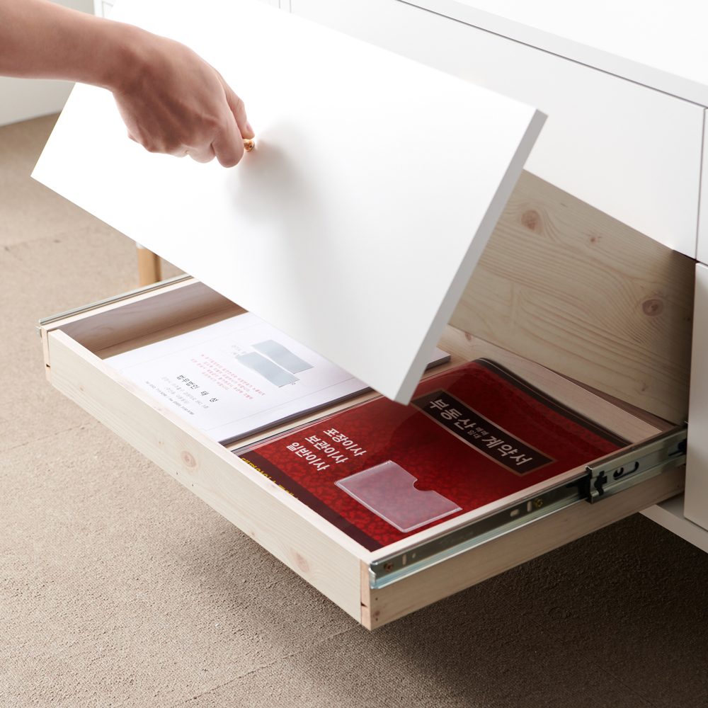 보네드 리브 시크릿 티비 거실장 수납 서랍 장식장 TV다이 진열장 1800