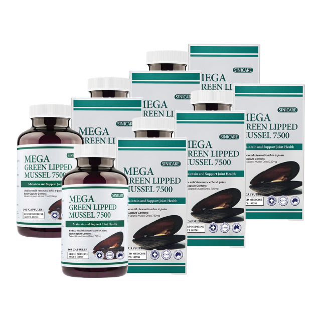 호주 시니케어 메가 생 초록입홍합 7500mg 함유 뉴질랜드산 365 캡슐 초록잎 그린 이미지 7