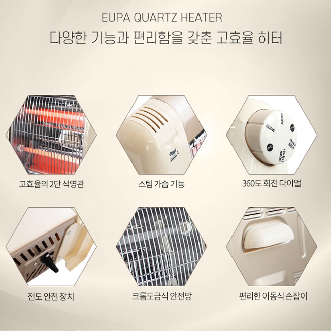 작은 히터 책상용 히터 거실 난방기 전기 히터기 탁상용 난로