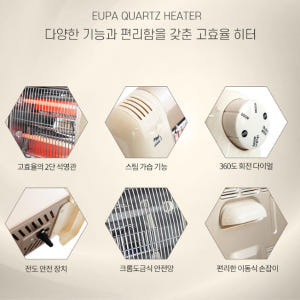 작은 히터 책상용 히터 거실 난방기 전기 히터기 탁상용 난로 개봉기 | 실사용 후기 - 상품 이미지 2