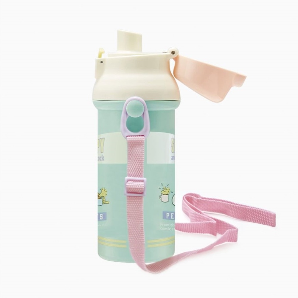 스누피 팝컬러 원터치 어린이 물통 480ml 유치원 어린이집 초등학생 물병 - 상세 이미지 3