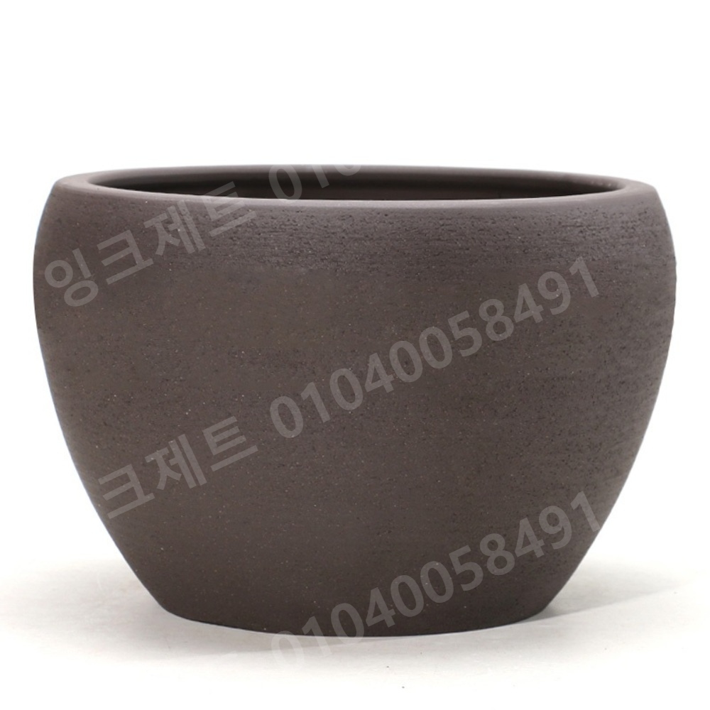 원형토분 세라믹 식물 다육이 수제 도자기 도기 - 상품 이미지