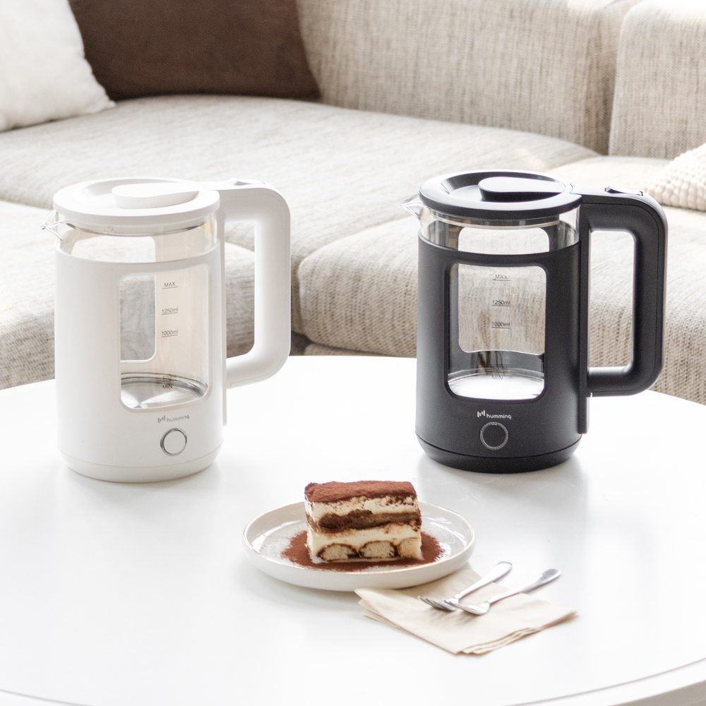 허밍 대용량 전기 유리포트 티포트 무선포트 HMK-GP2206W 