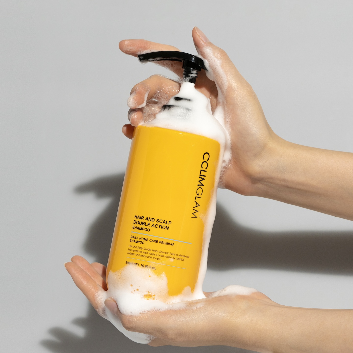 끌림글램 더블액션 설페이트프리 탈모증상완화 단백질 징크피리치온 샴푸 500ml, 2개 - 상세 이미지 2