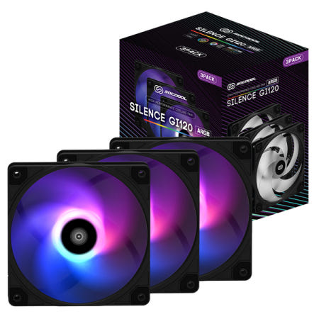 3RSYS Silence GI 120 ARGB BLACK (3PACK) 시스템쿨러