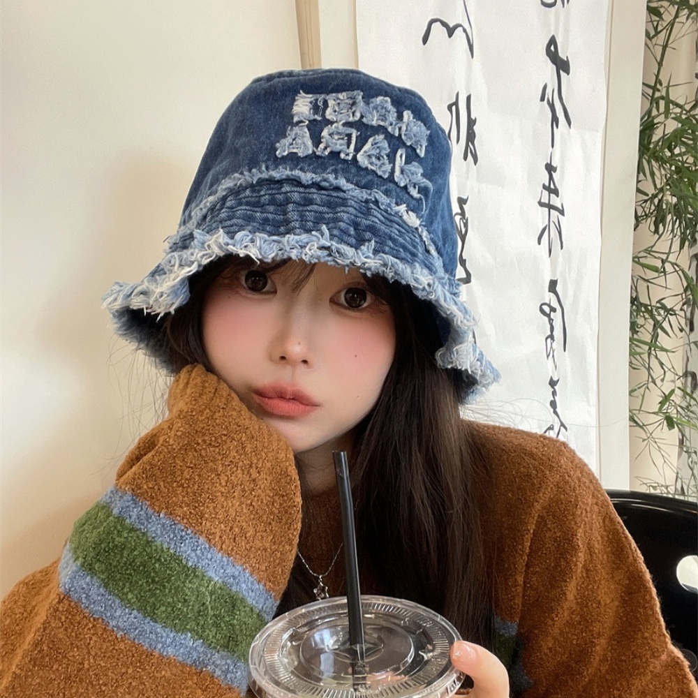 스트리트 복고풍 데님 버킷햇 구해줘홈즈 246회 김숙 모자 - 상품 이미지