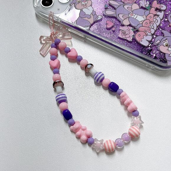 샤이 비즈 스트랩 휴대폰스트랩