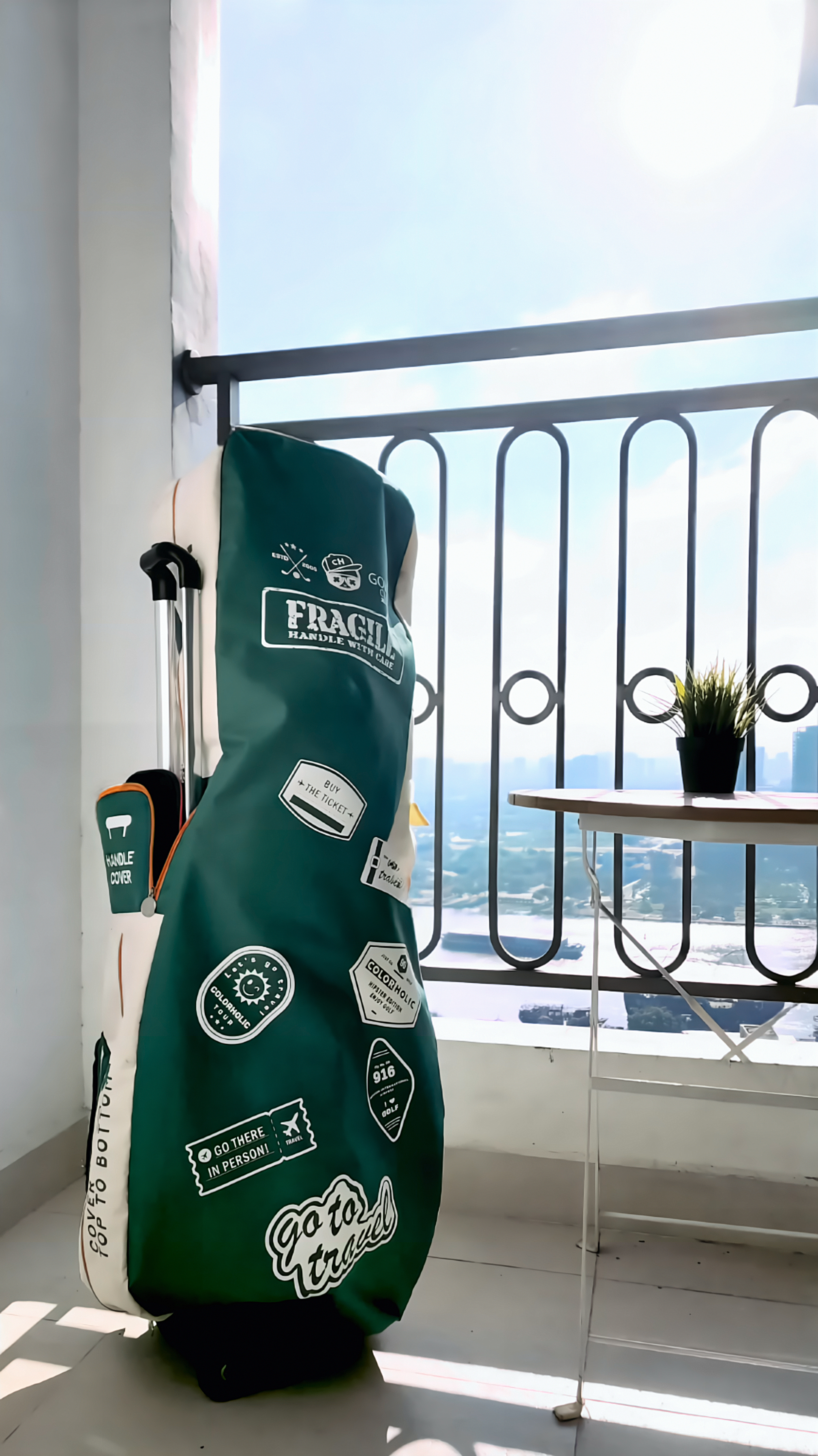 컬러홀릭 골프백 항공커버 골프 여행용 씌우는 항공백커버