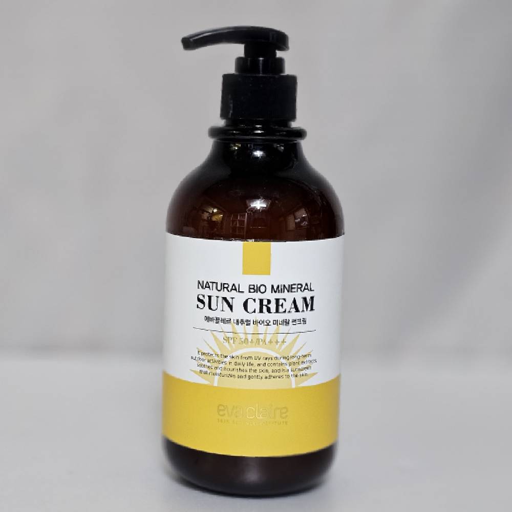 에바끌레르 자외선 기능성화장품 내추럴 바이오 미네랄 썬크림 SPF50+(500ml ) - 상세 이미지 5