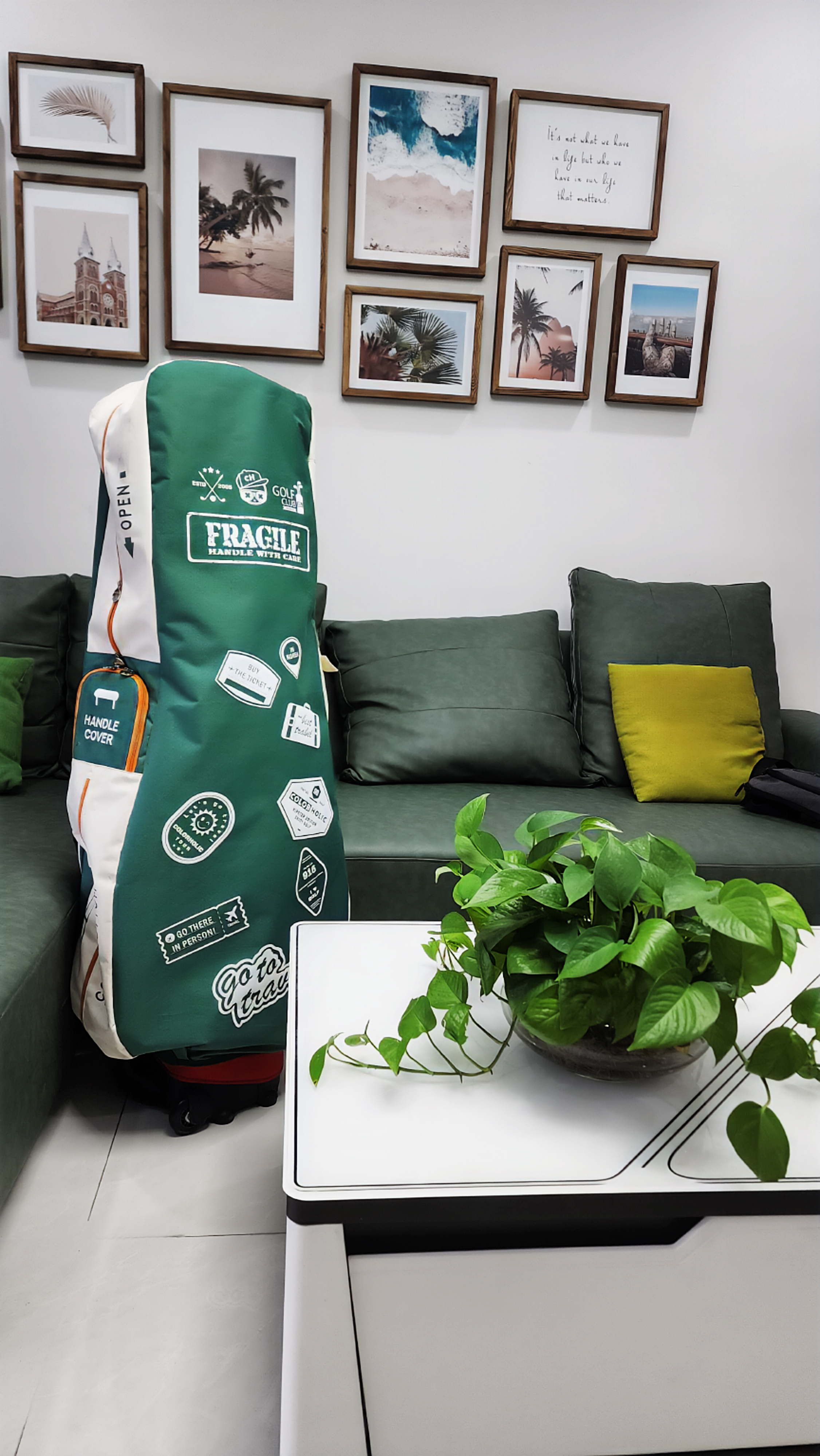 컬러홀릭 골프백 항공커버 골프 여행용 씌우는 항공백커버