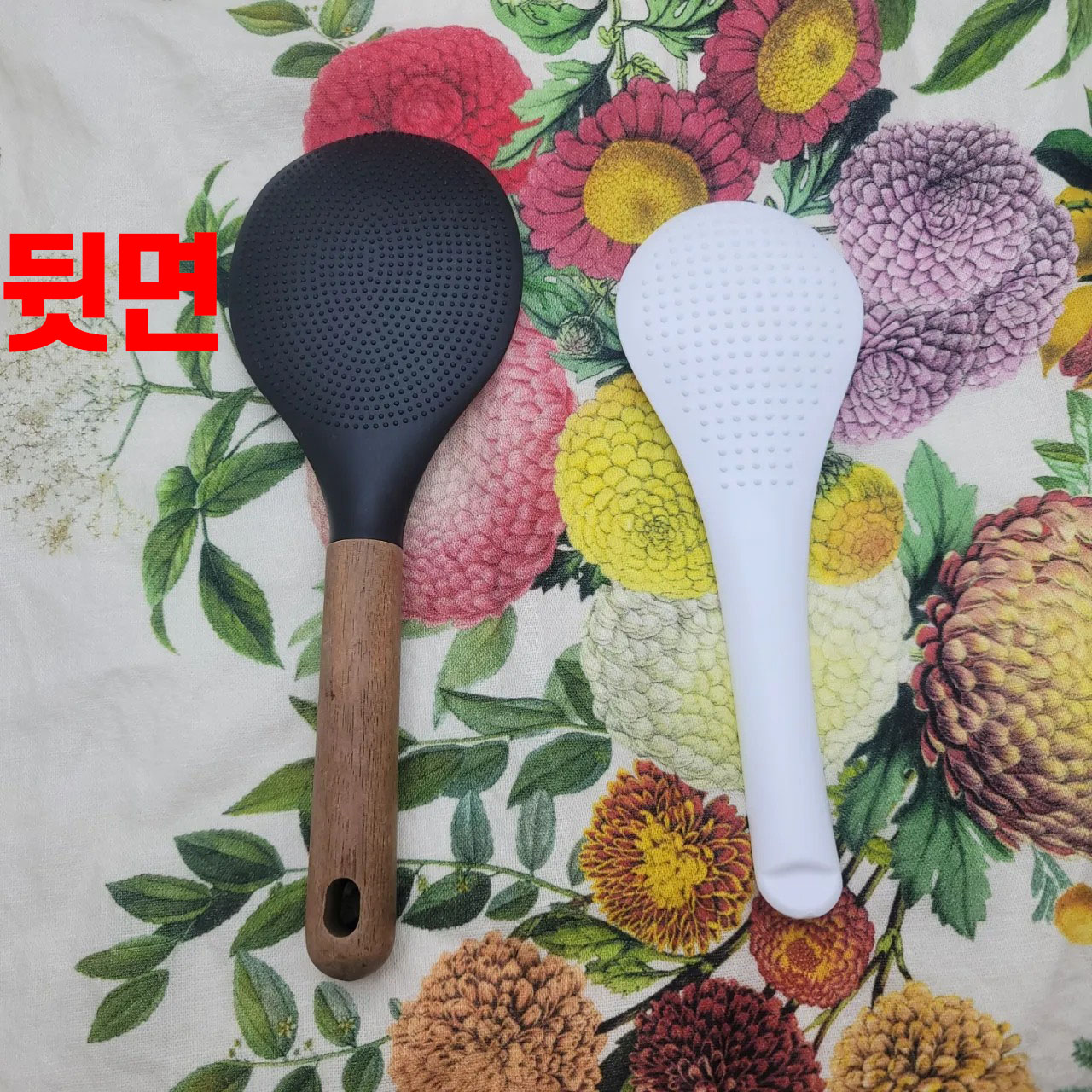 실리콘 라이스 스푼 스타우브 밥주걱 매트블랙 밥주걱 밥주걱 추천 실리콘 밥주걱