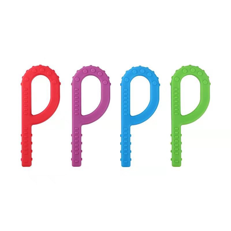 마크라쏭 츄잉 튜브 p형 구강 턱 운동 언어치료 감각통합 연하 삼킴 씹기 치료 치발기 - 상세 이미지 2