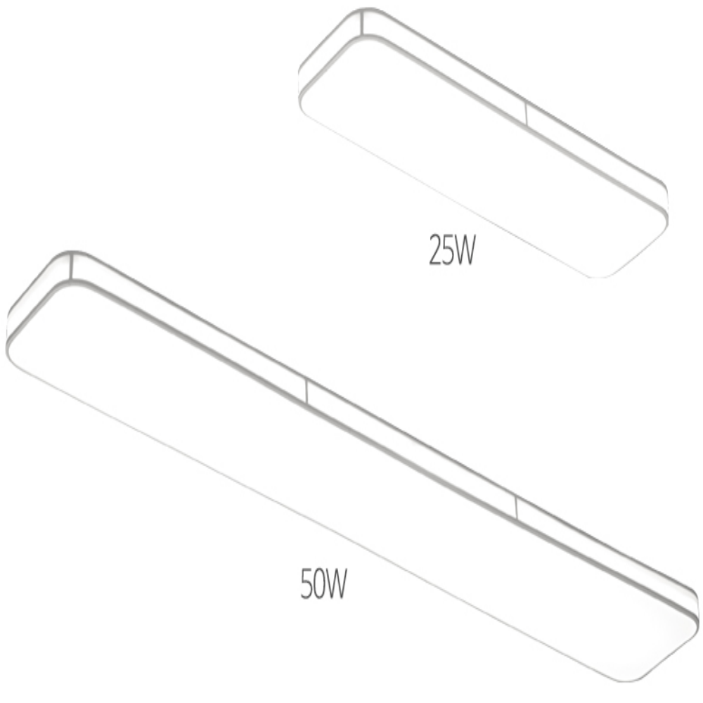 무료+당일발송/KC인증 국산 LED 주방등 바리솔 조명 사각 주방등 25W, 주광색 - 상품 이미지