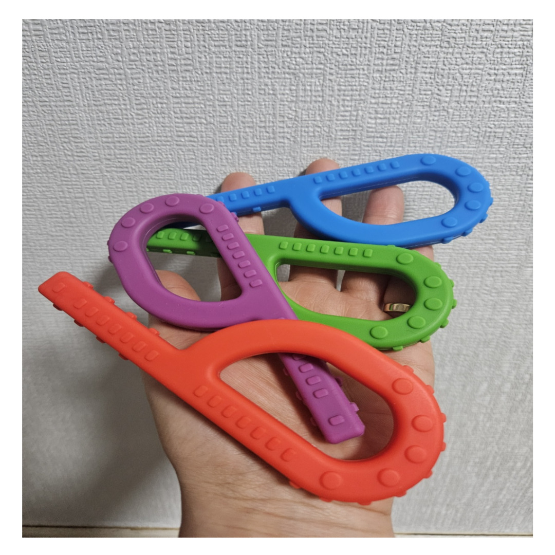 마크라쏭 츄잉 튜브 p형 구강 턱 운동 언어치료 감각통합 연하 삼킴 씹기 치료 치발기 이미지 8