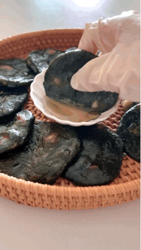 진도 해풍쑥개떡 쑥설기 카스테라 전통 인절미 어르신 효도선물 식사대용 개별포장 1.5kg 3kg - 상세 이미지 4