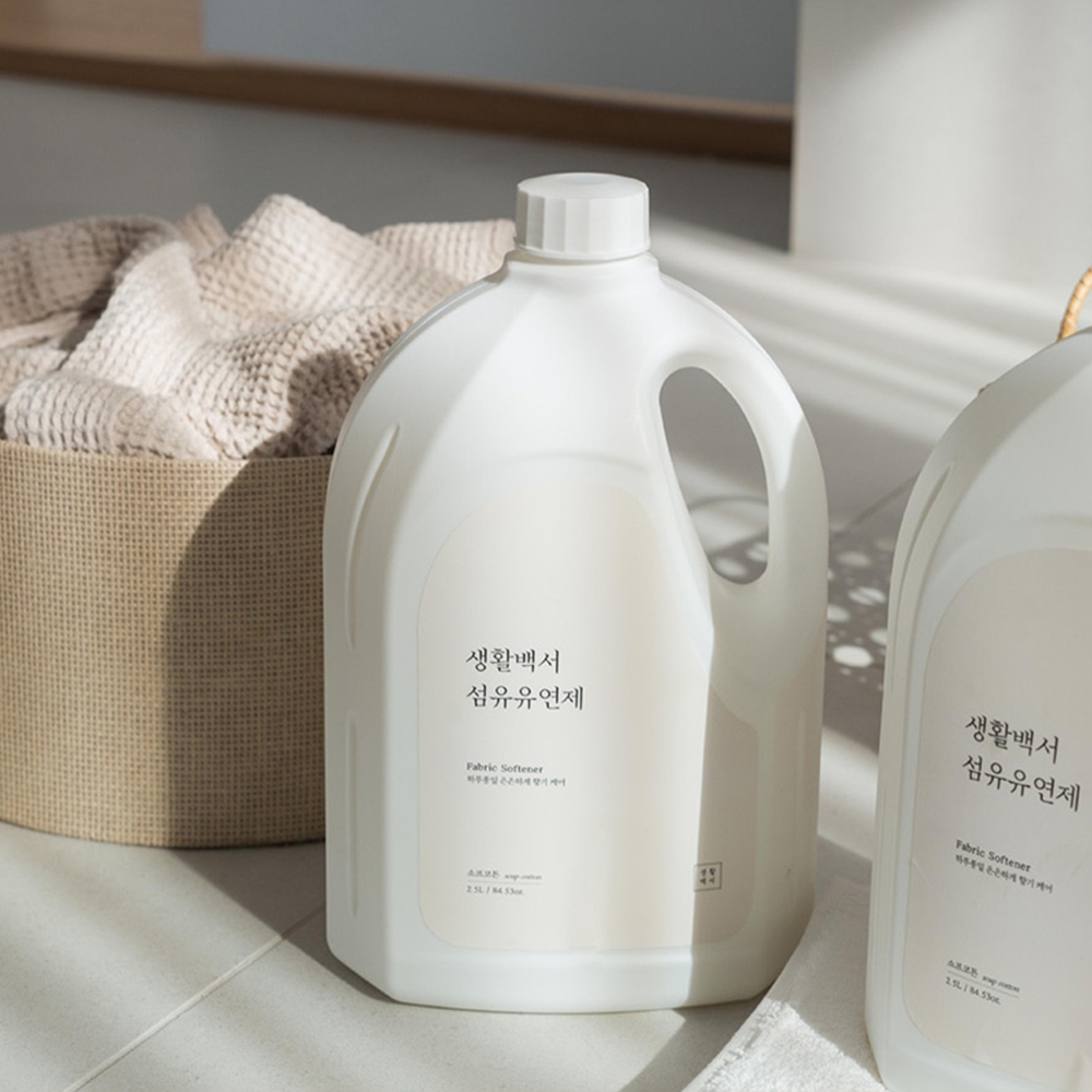 생활백서 섬유유연제 1+1 2.5L 비누향 - 상세 이미지 4