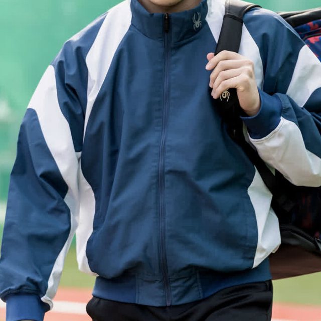 스파이더 아울렛 남성 베이스볼 야구 루즈핏 봄 가을 하이 넥 자켓 H-PCNJK531M - 상품 이미지