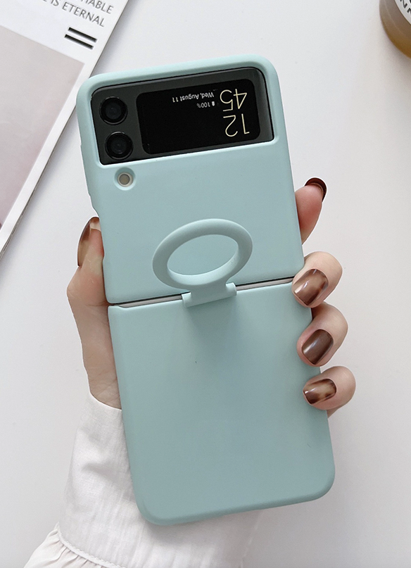 갤럭시 플립 케이스 실리콘 링 퍼플, 갤럭시Z 플립3 - 상세 이미지 4