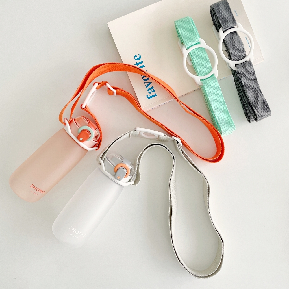 물병스트랩 물통 스트랩 목걸이 홀더 어깨끈 스트랩 민트 제품 이미지